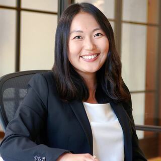 woman sitting smiling