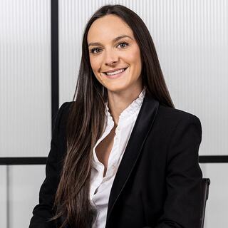 woman sitting smiling