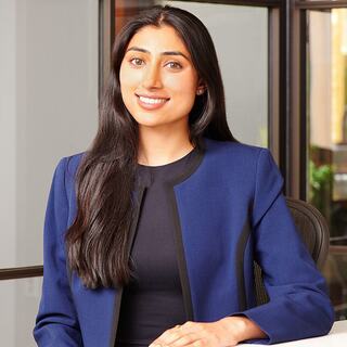 woman sitting smiling